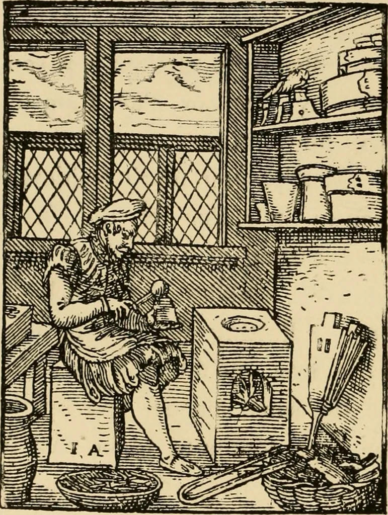 An illustration from The book; its printers, illustrators, and binders, from Gutenberg to the present time, 1890, leaf 271