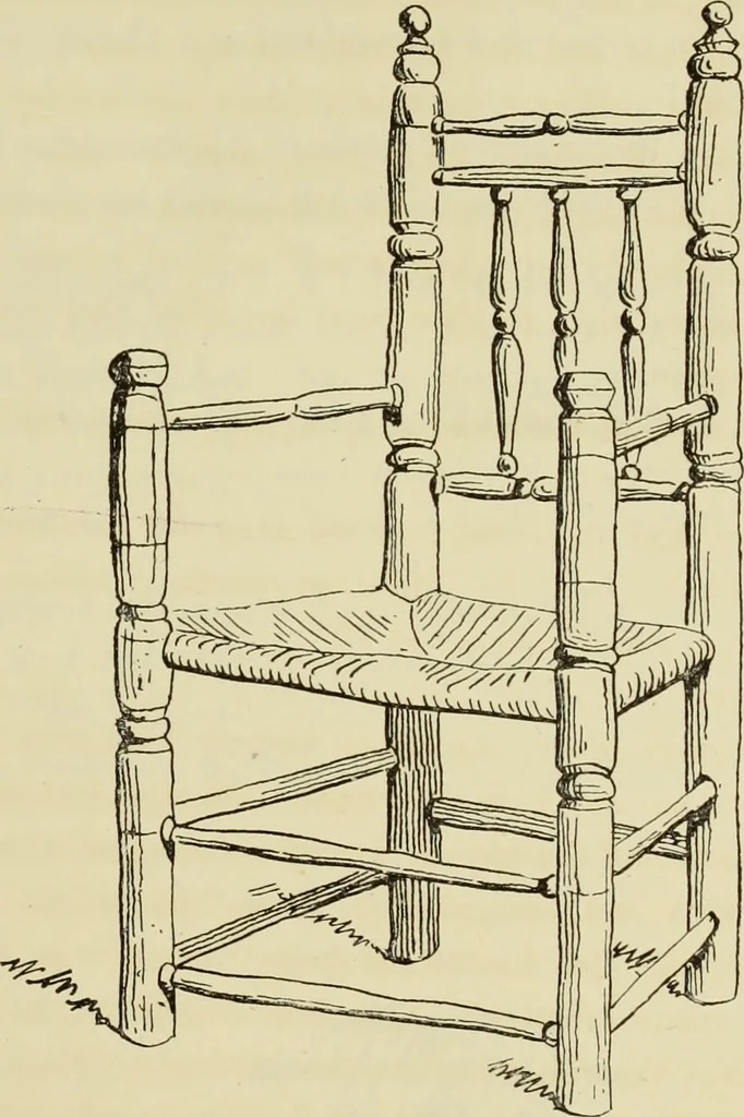 An illustration from The book of American interiors, prepared by Charles Wyllys Elliott from existing houses; with preliminary essays and letterpress descriptions; illustrated in heliotype, 1876, leaf 52