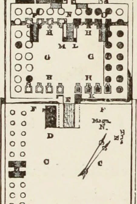 An illustration from The book of American interiors, prepared by Charles Wyllys Elliott from existing houses; with preliminary essays and letterpress descriptions; illustrated in heliotype, 1876, leaf 61