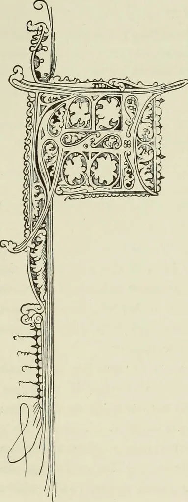 An illustration from The book of American interiors, prepared by Charles Wyllys Elliott from existing houses; with preliminary essays and letterpress descriptions; illustrated in heliotype, 1876, leaf 64