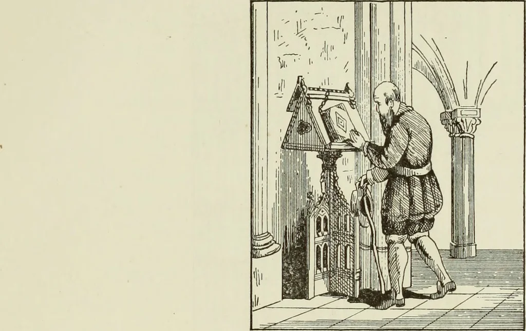 An illustration from The book of American interiors, prepared by Charles Wyllys Elliott from existing houses; with preliminary essays and letterpress descriptions; illustrated in heliotype, 1876, leaf 66