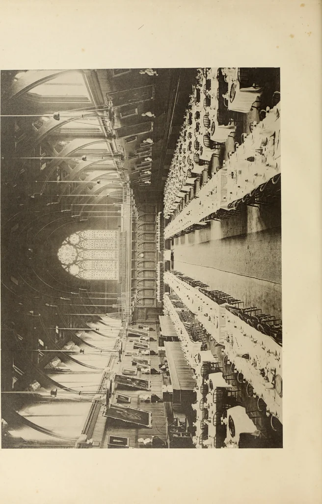 An illustration from The book of American interiors, prepared by Charles Wyllys Elliott from existing houses; with preliminary essays and letterpress descriptions; illustrated in heliotype, 1876, leaf 9