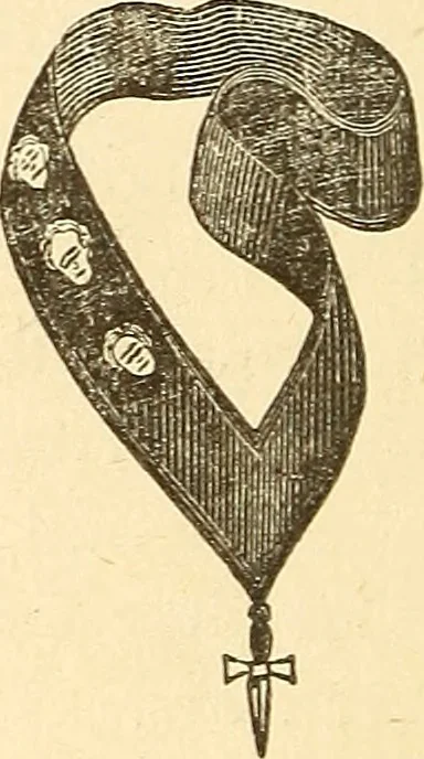 An illustration from The book of the Ancient and accepted Scottish rite of freemasonry, 1899, leaf 119