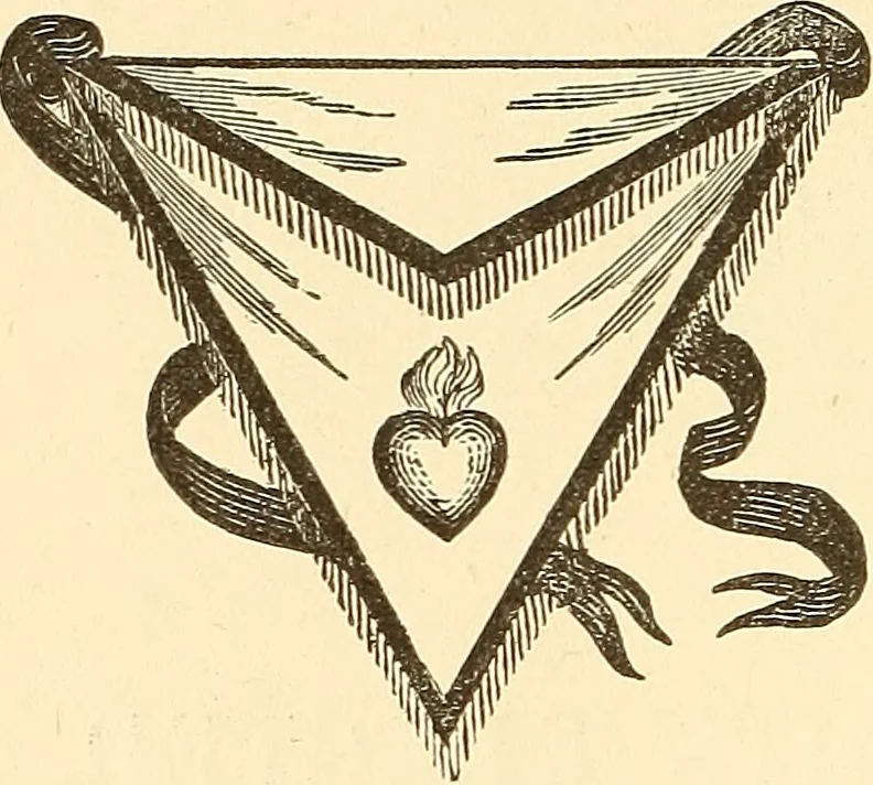 An illustration from The book of the Ancient and accepted Scottish rite of freemasonry, 1899, leaf 129