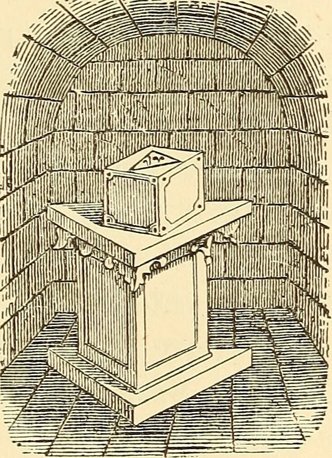 An illustration from The book of the Ancient and accepted Scottish rite of freemasonry, 1899, leaf 152