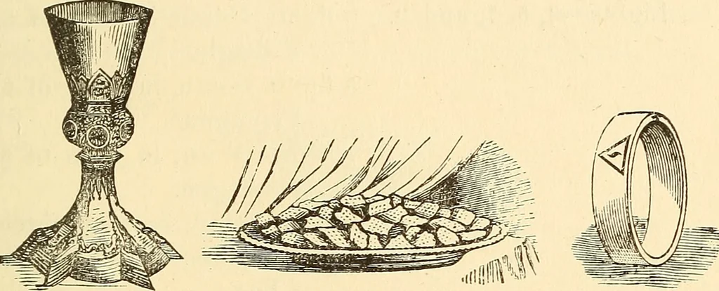 An illustration from The book of the Ancient and accepted Scottish rite of freemasonry, 1899, leaf 164