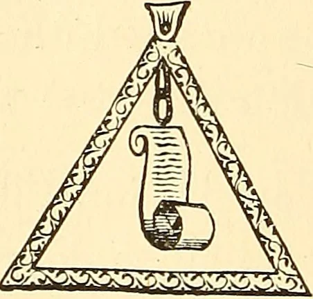 An illustration from The book of the Ancient and accepted Scottish rite of freemasonry, 1899, leaf 189