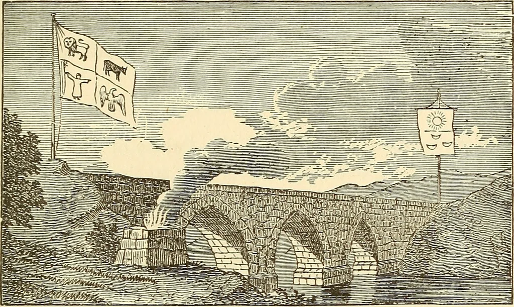 An illustration from The book of the Ancient and accepted Scottish rite of freemasonry, 1899, leaf 196