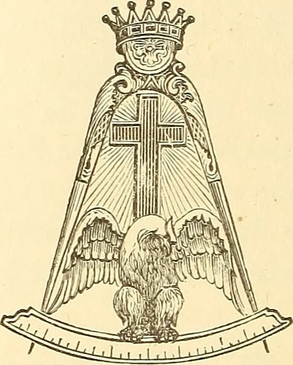 An illustration from The book of the Ancient and accepted Scottish rite of freemasonry, 1899, leaf 263