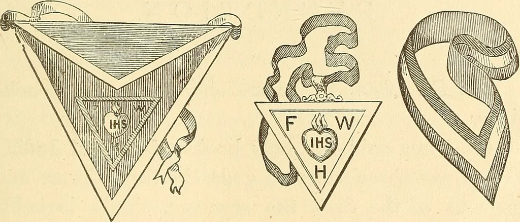 An illustration from The book of the Ancient and accepted Scottish rite of freemasonry, 1899, leaf 382