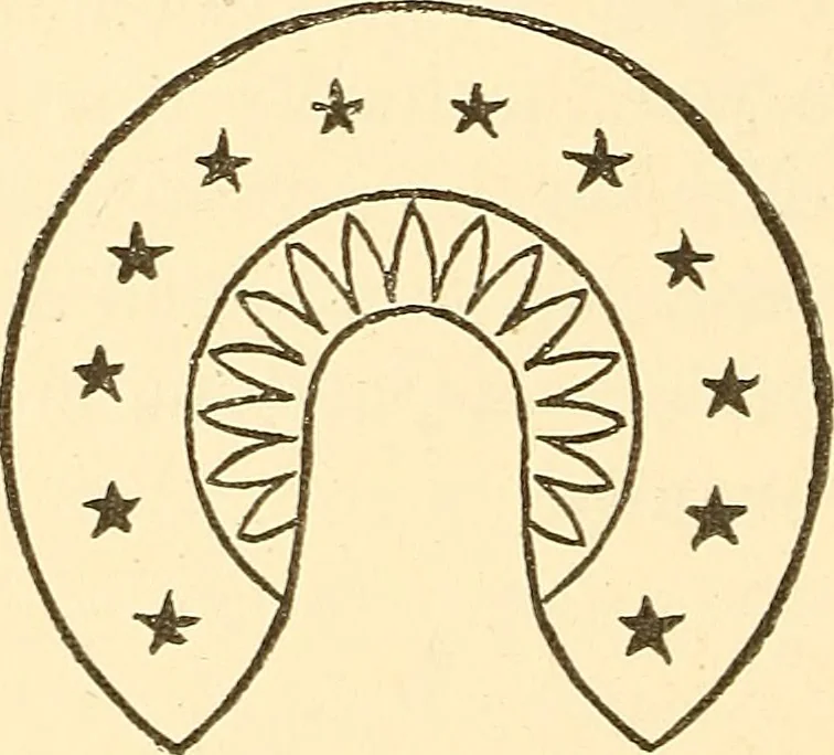 An illustration from The book of the Ancient and accepted Scottish rite of freemasonry, 1899, leaf 395