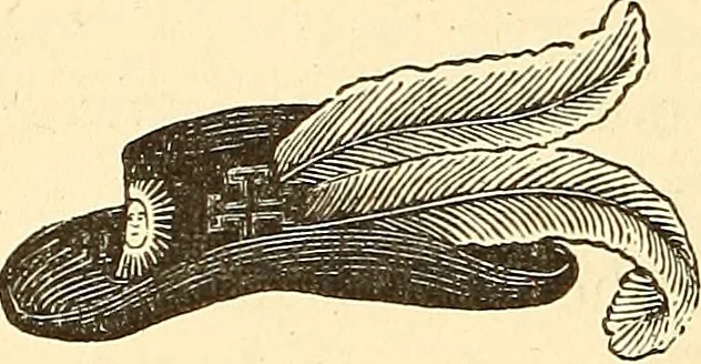 An illustration from The book of the Ancient and accepted Scottish rite of freemasonry, 1899, leaf 457