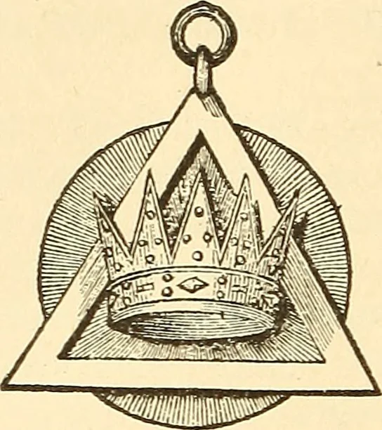 An illustration from The book of the Ancient and accepted Scottish rite of freemasonry, 1899, leaf 601