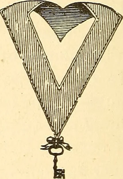 An illustration from The book of the Ancient and accepted Scottish rite of freemasonry, 1899, leaf 83