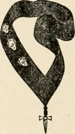 An illustration from The book of the ancient and accepted Scottish rite of freemasonry : containing instructions in all the degrees from the third to the thirty-third, and last degree of the rite : together with ceremonies of inauguration ... etc., 1914, leaf 119