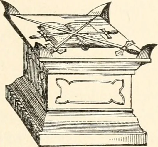 An illustration from The book of the ancient and accepted Scottish rite of freemasonry : containing instructions in all the degrees from the third to the thirty-third, and last degree of the rite : together with ceremonies of inauguration ... etc., 1914, leaf 122