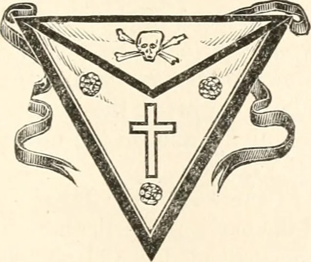 An illustration from The book of the ancient and accepted Scottish rite of freemasonry : containing instructions in all the degrees from the third to the thirty-third, and last degree of the rite : together with ceremonies of inauguration ... etc., 1914, leaf 262