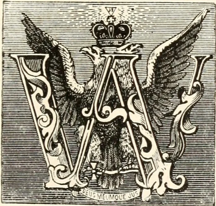 An illustration from The book of the ancient and accepted Scottish rite of freemasonry : containing instructions in all the degrees from the third to the thirty-third, and last degree of the rite : together with ceremonies of inauguration ... etc., 1914, leaf 34