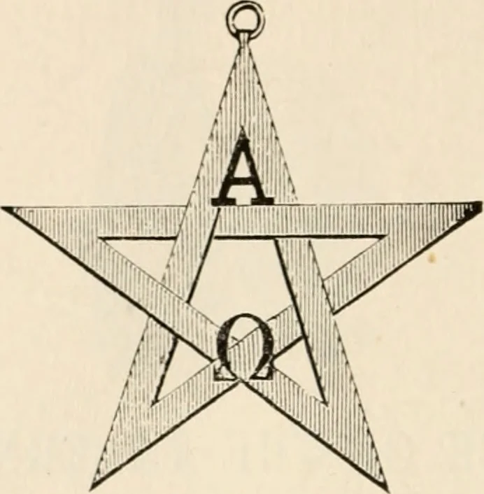 An illustration from The book of the ancient and accepted Scottish rite of freemasonry : containing instructions in all the degrees from the third to the thirty-third, and last degree of the rite : together with ceremonies of inauguration ... etc., 1914, leaf 361