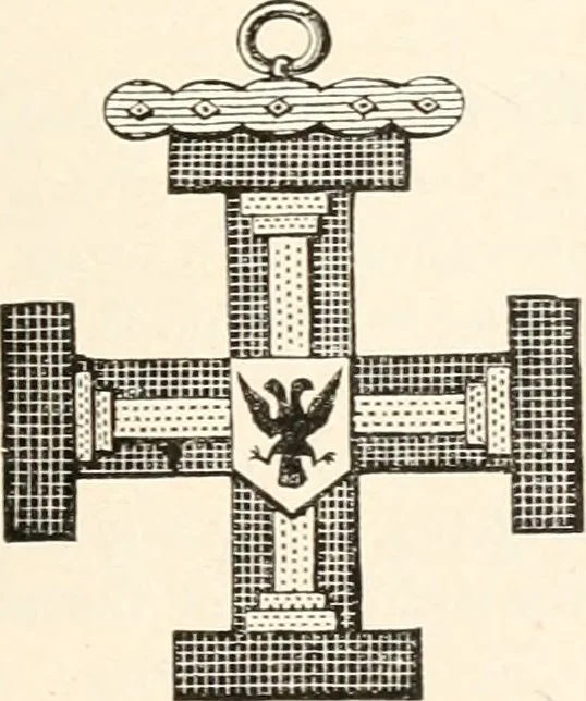 An illustration from The book of the ancient and accepted Scottish rite of freemasonry : containing instructions in all the degrees from the third to the thirty-third, and last degree of the rite : together with ceremonies of inauguration ... etc., 1914, leaf 400