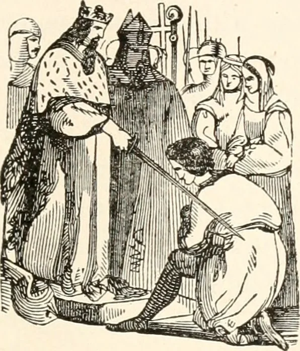 An illustration from The book of the ancient and accepted Scottish rite of freemasonry : containing instructions in all the degrees from the third to the thirty-third, and last degree of the rite : together with ceremonies of inauguration ... etc., 1914, leaf 404