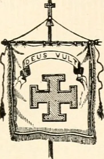An illustration from The book of the ancient and accepted Scottish rite of freemasonry : containing instructions in all the degrees from the third to the thirty-third, and last degree of the rite : together with ceremonies of inauguration ... etc., 1914, leaf 454
