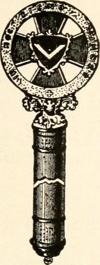 An illustration from The book of the ancient and accepted Scottish rite of freemasonry : containing instructions in all the degrees from the third to the thirty-third, and last degree of the rite : together with ceremonies of inauguration ... etc., 1914, leaf 482