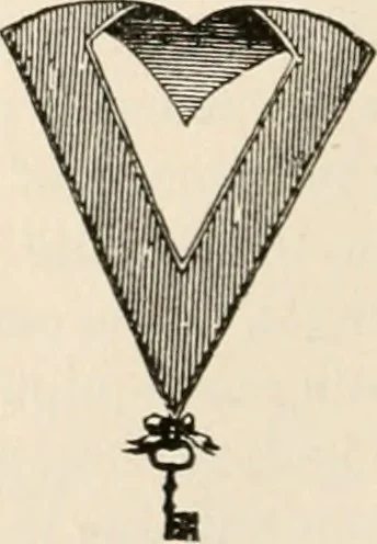 An illustration from The book of the ancient and accepted Scottish rite of freemasonry : containing instructions in all the degrees from the third to the thirty-third, and last degree of the rite : together with ceremonies of inauguration ... etc., 1914, leaf 83