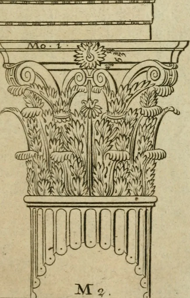An illustration from The first book of architecture, 1733, leaf 100