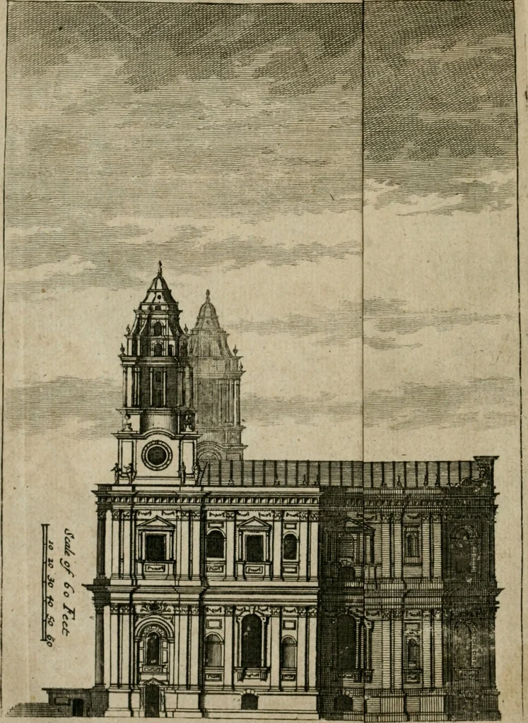 An illustration from The first book of architecture, 1733, leaf 11