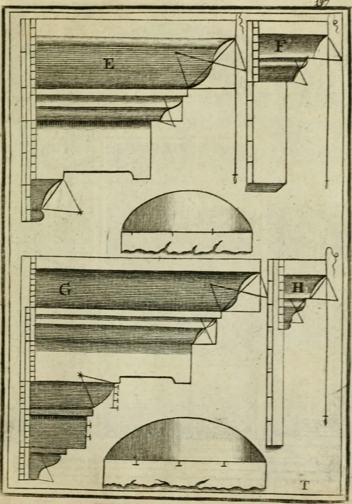 An illustration from The first book of architecture, 1733, leaf 154