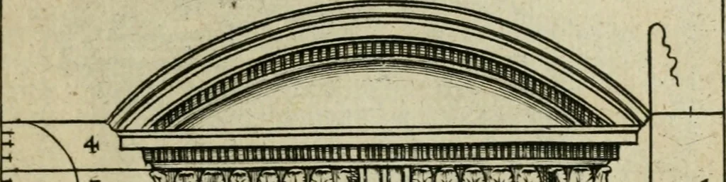 An illustration from The first book of architecture, 1733, leaf 164
