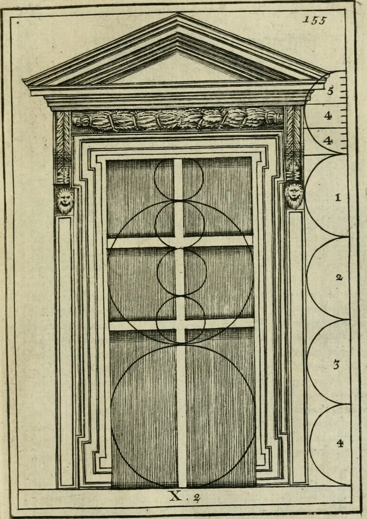 An illustration from The first book of architecture, 1733, leaf 172