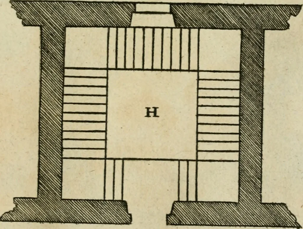 An illustration from The first book of architecture, 1733, leaf 202