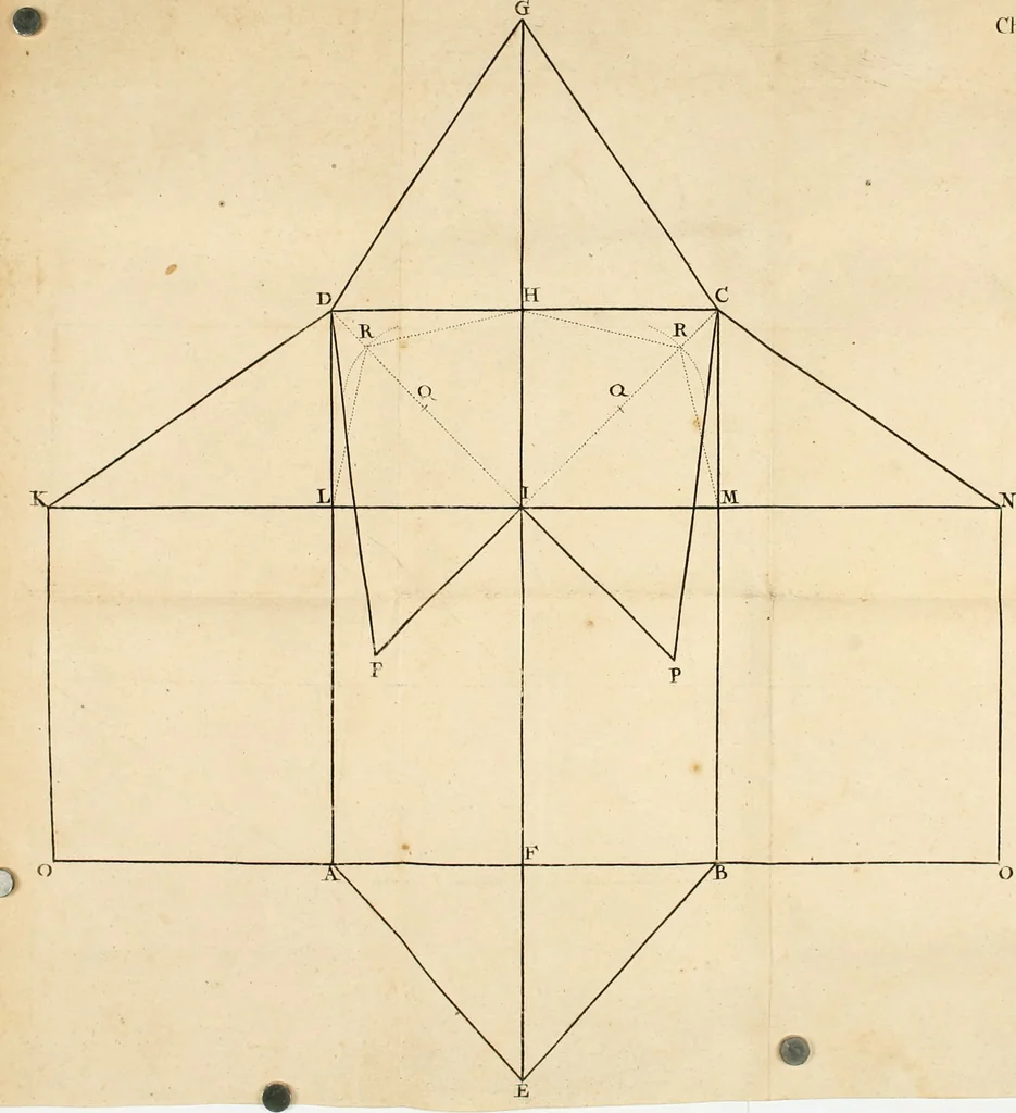 An illustration from The first book of architecture, 1733, leaf 220