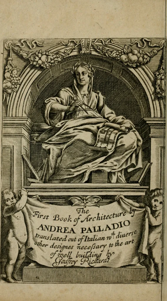 An illustration from The first book of architecture, 1733, leaf 5