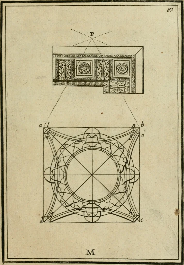 An illustration from The first book of architecture, 1733, leaf 98