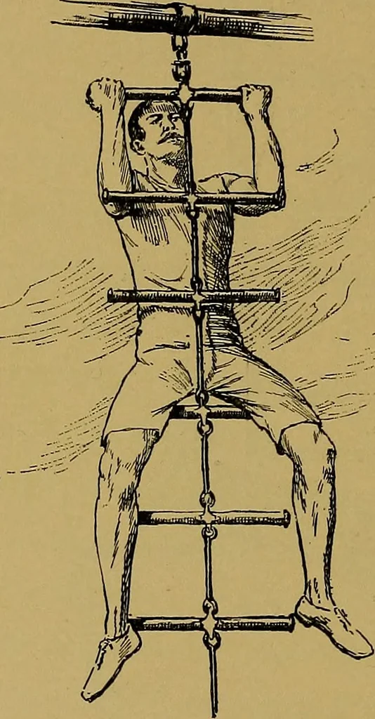 An illustration from The book of athletics and out-of-door sports .., 1895, leaf 155
