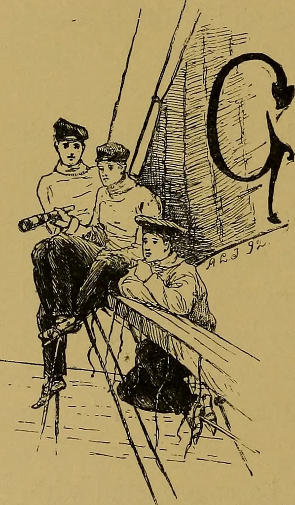 An illustration from The book of athletics and out-of-door sports .., 1895, leaf 165
