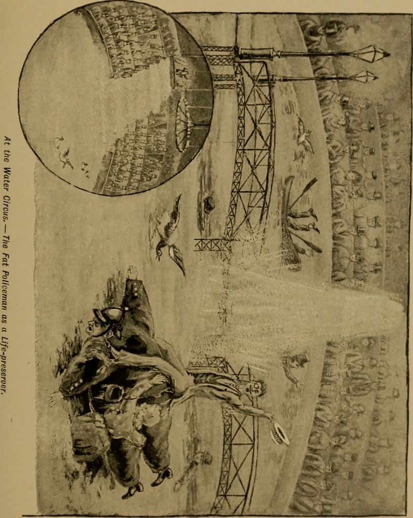 An illustration from The book of athletics and out-of-door sports .., 1895, leaf 210