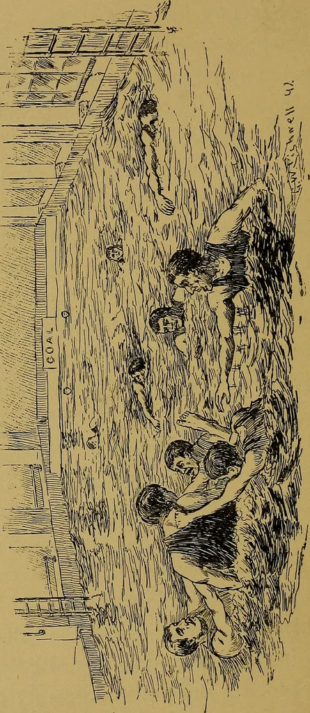 An illustration from The book of athletics and out-of-door sports .., 1895, leaf 219