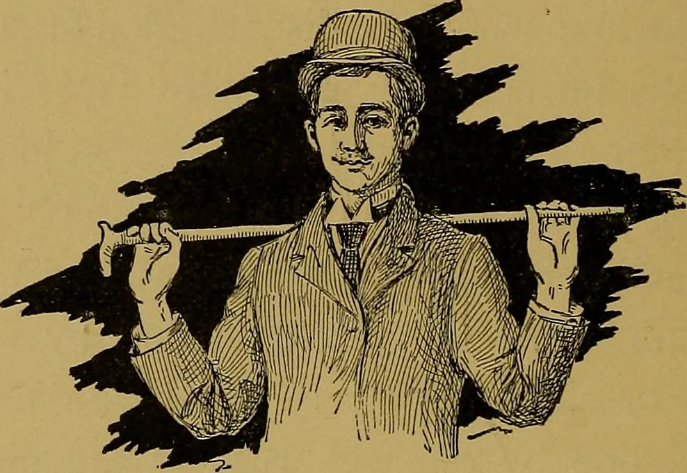 An illustration from The book of athletics and out-of-door sports .., 1895, leaf 237