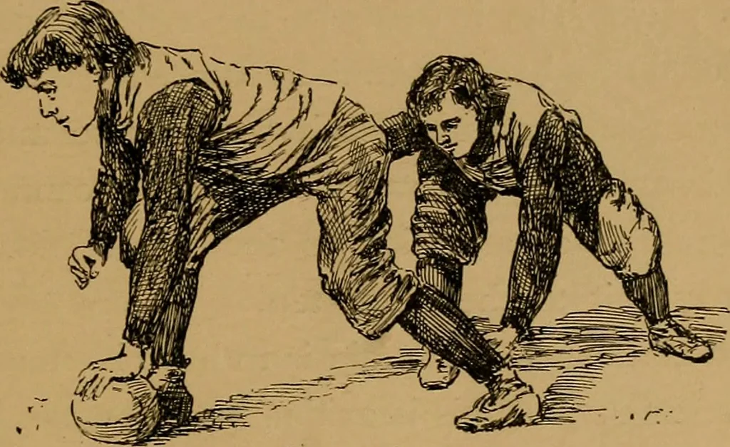 An illustration from The book of athletics and out-of-door sports .., 1895, leaf 26
