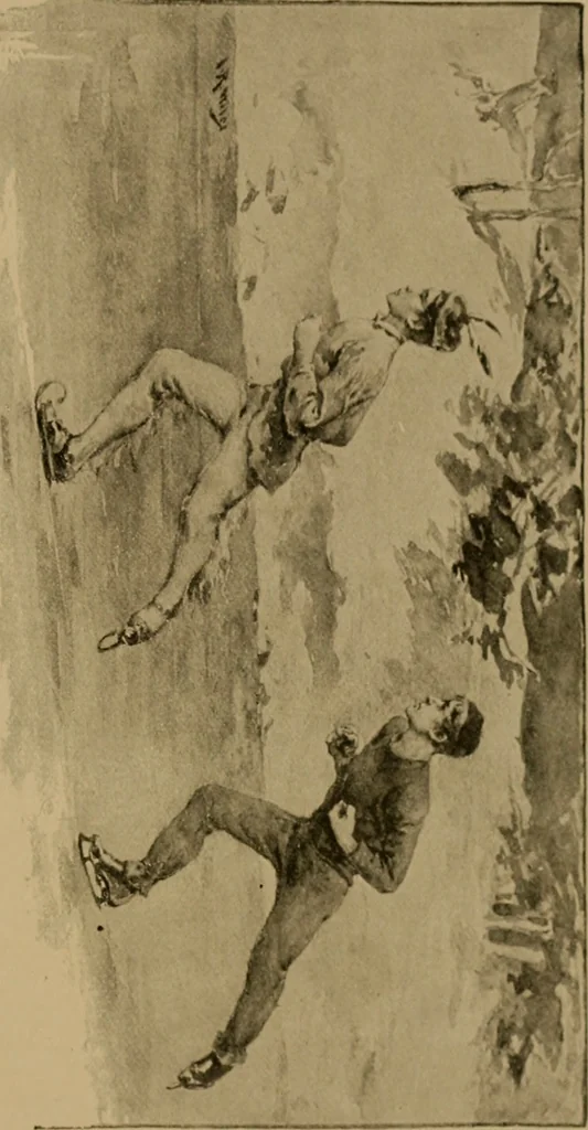 An illustration from The book of athletics and out-of-door sports .., 1895, leaf 262