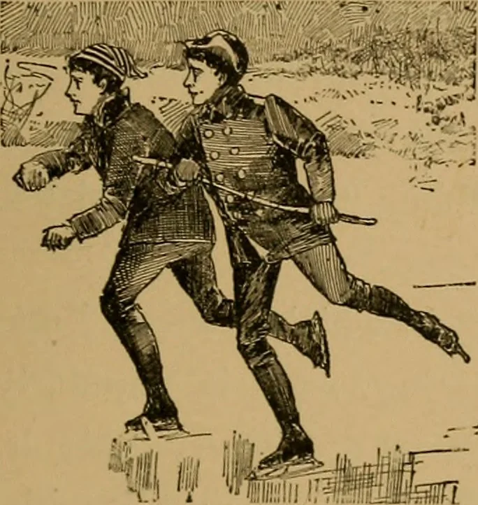An illustration from The book of athletics and out-of-door sports .., 1895, leaf 268