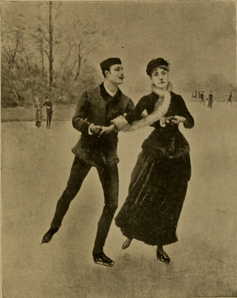 An illustration from The book of athletics and out-of-door sports .., 1895, leaf 274
