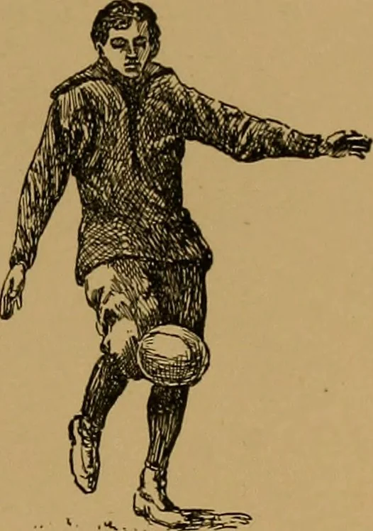 An illustration from The book of athletics and out-of-door sports .., 1895, leaf 28