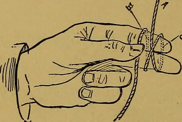 An illustration from The book of athletics and out-of-door sports .., 1895, leaf 287