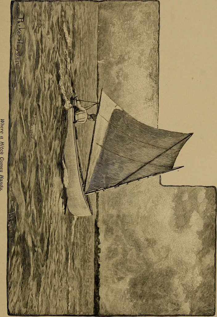 An illustration from The book of athletics and out-of-door sports .., 1895, leaf 288