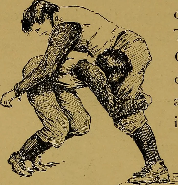An illustration from The book of athletics and out-of-door sports .., 1895, leaf 29